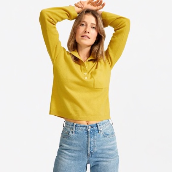 ISO Everlane ReCashmere Button Mockneck Sweater Women